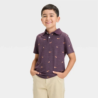 Boy Short Sleeve Polo Fox T-Shirt