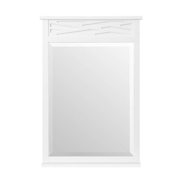 Coventry Bath Mirror White - Alaterre Furniture