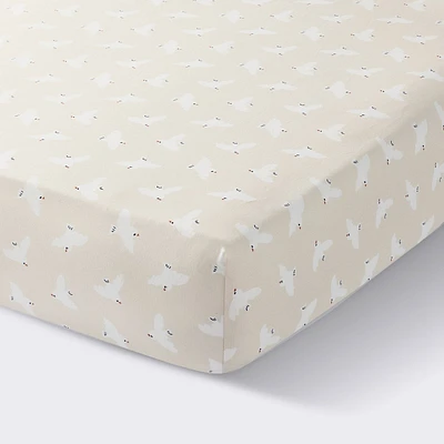 Cotton Fitted Crib Sheet - Birds - Cloud Island