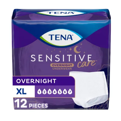 TENA Intimates for Women Incontinence & Postpartum Underwear - Overnight Absorbency - XL