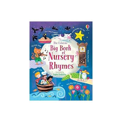 Big Book of Nursery Rhymes - (Big Books) by Felicity Brooks (Board Book)