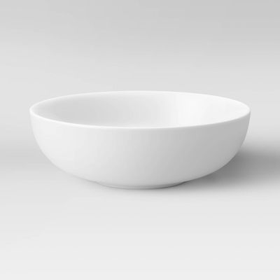 48oz Porcelain Coupe Serving Bowl White  Threshold