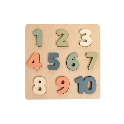 Pearhead Wooden Puzzle Numbers Toy