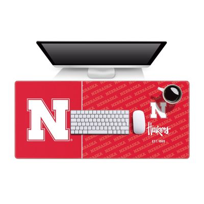 NCAA Nebraska Cornhuskers Logo Series Desk Pad