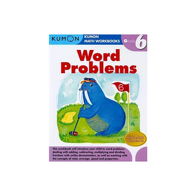 Kumon Grade 6 Word Problems - (Kumon Math Workbooks) (Paperback)