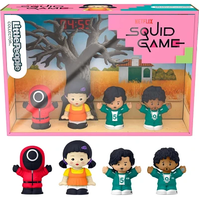 Fisher-Price Little People Collector Squid Game TV Show Special Edition Figures in Display Gift Box - 4pk