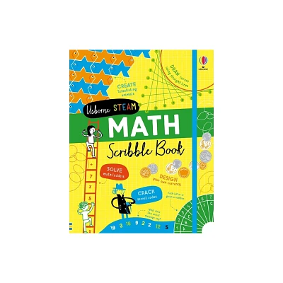 Math Scribble Book - (Steam Scribble Books) by Alice James (Hardcover)