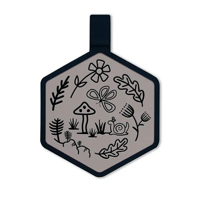 Besties Woodland QR Code Dog ID Tag