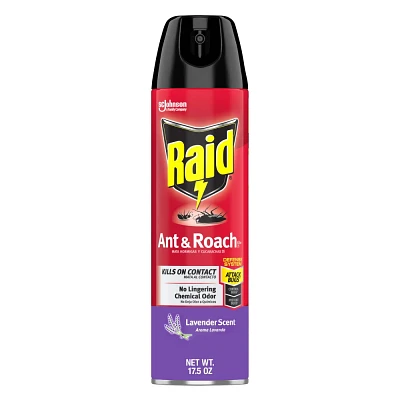 Raid Ant and Roach Killer Lavender Scent - 17.5oz