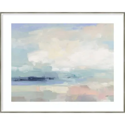 41x33 Land Sky Water by Julia Purinton: Giclee Landscape Art, Acrylic Finish - Amanti Art