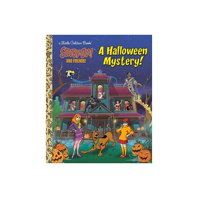 A Halloween Mystery! (Scooby-Doo and Friends) - (Little Golden Book) by David Croatto (Hardcover)