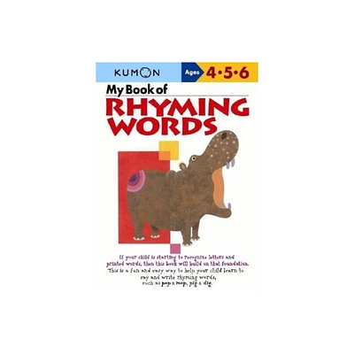 Kumon My Book of Rhyming Words - by Money Magazine & Kumon Publishing (Paperback)