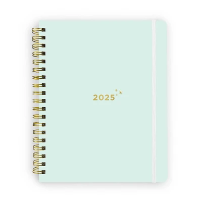 lake + loft Solid Aqua 17-month 2025 Reverie Planner