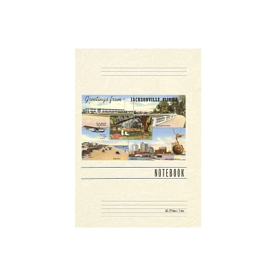 Vintage Lined Notebook Greetings from Jacksonville, Florida - (Paperback)