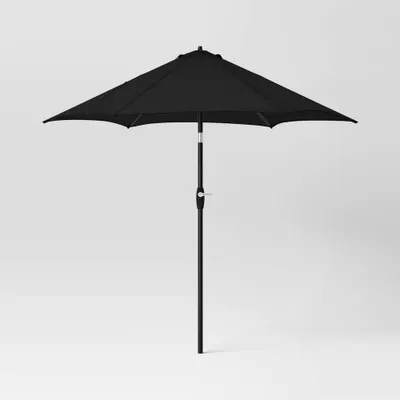 9 Round Outdoor Patio Market Umbrella with Pole