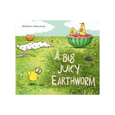 A Big Juicy Earthworm - (Katarinas Small Wonders) by Katarina Macurova (Hardcover)