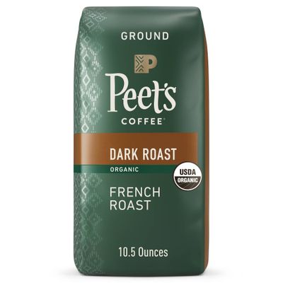 Peets Coffee Organic French Roast Dark Roast Ground Coffee - 10.5oz