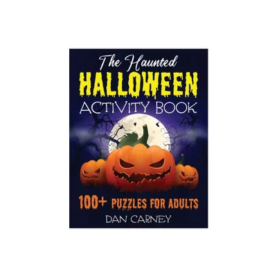 The Haunted Halloween Activity Book - Large Print by Dan Carney (Paperback)