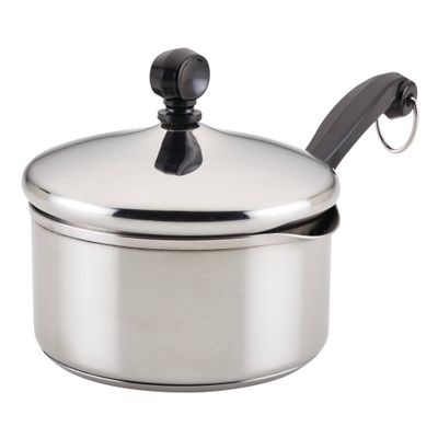 KitchenAid 3-Ply Stainless Steel 1.5-Quart Saucepan with Pour Spouts