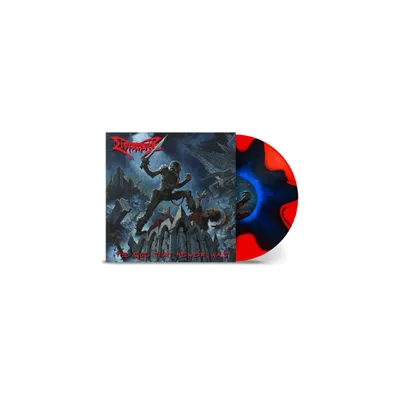 Dismember - The God That Never Was - Blue in Red Split (Vinyl)