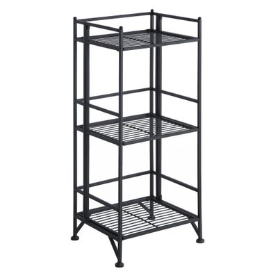 32.5 3 Tier Folding Metal Shelf