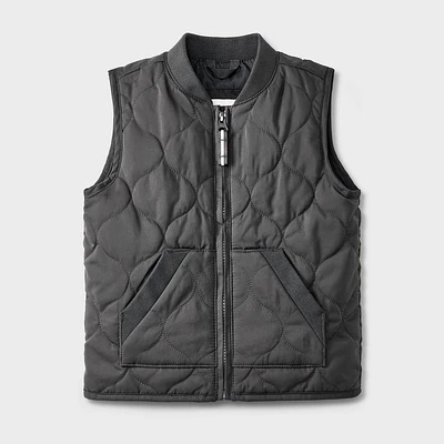 Baby Boys Solid Quilted Vest