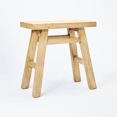 Thatcher Wood Stool Natural - Threshold designed with Studio McGee