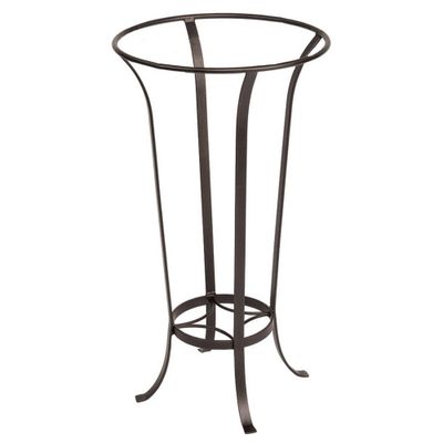 Tulip Iron Plant Stand Roman Bronze - Achla Designs: Freestanding Metal Planter Holder, Indoor/Outdoor Use, 28 Tall