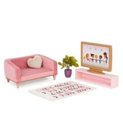 Our Generation Lovely Living Room Furniture Accessory Set for 18 Dolls