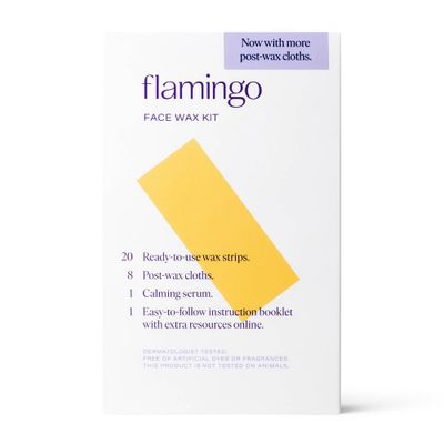 Flamingo Womens Face Wax Kit - 20ct