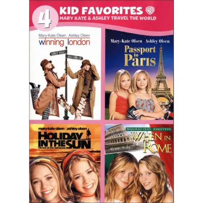 4 Kid Favorites: Mary-Kate & Ashley Travel the World [4 Discs]