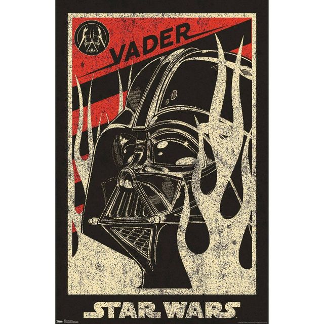 34 x 22 Star Wars: Saga Vader Propaganda Premium Poster - Trends International