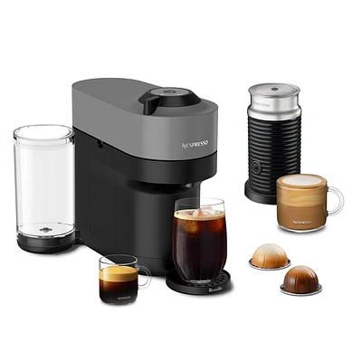 Nespresso Vertuo Pop+ Combination Espresso and Coffee Maker with Milk Frother by Breville