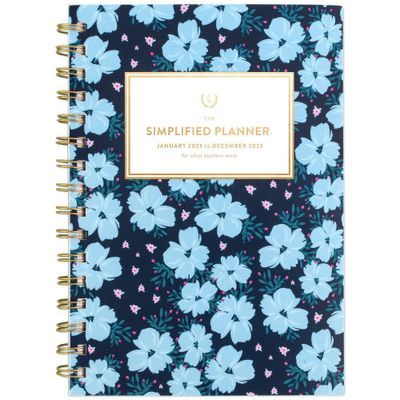 2023 Planner Weekly/Monthly 8.5x5.375 Floral - Emily Ley for At-A-Glance