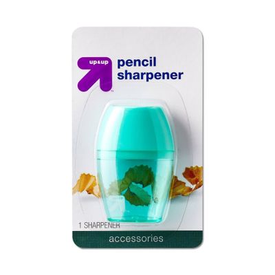 Pencil Sharpener 1 Hole 1ct (Colors May Vary) - up&up: School Supplies Kids, Handheld, Non-Powered Desk Tool