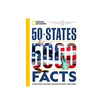 50 States, 5,000 Facts - (5,000 Ideas) by National Geographic (Paperback)