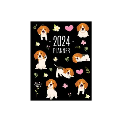 Beagle Planner 2024 - by Happy Oak Tree Press (Paperback)