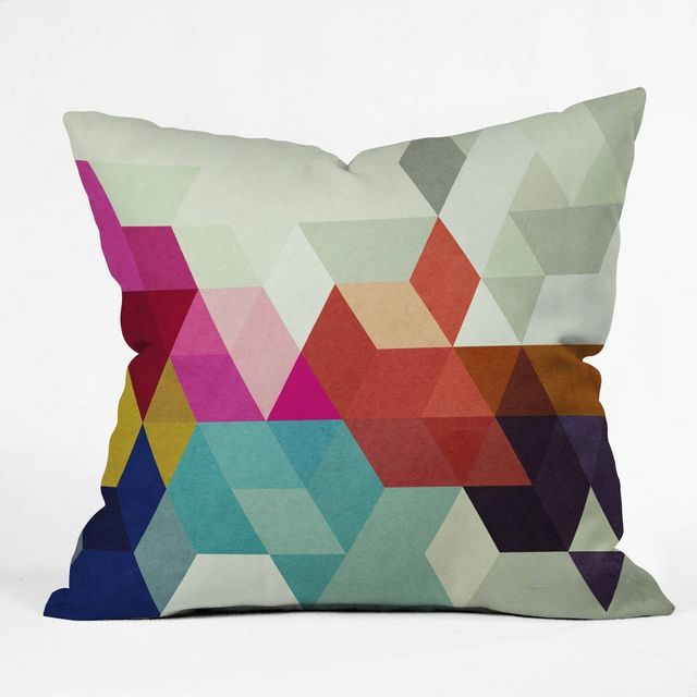 Three Of The Possessed Modele Square Throw Pillow