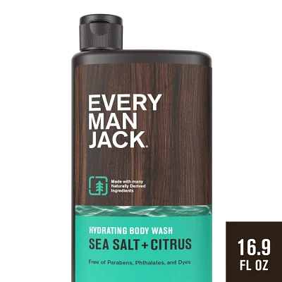 Every Man Jack Sea Salt + Citrus Hydrating Mens Body Wash - 16.9 fl oz