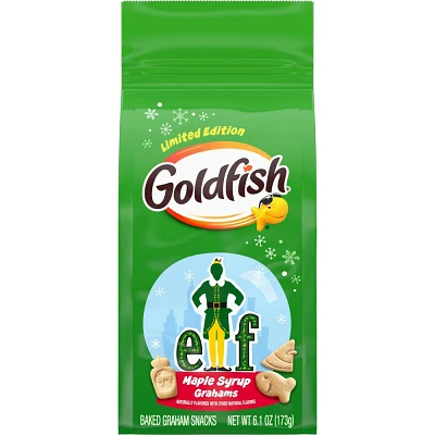 Goldfish Grahams Elf Maple Syrup, Snack Crackers - 6.1oz