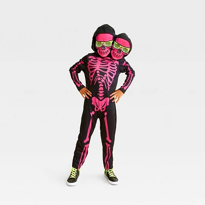 Kids Two-Headed Skeleton Halloween Costume