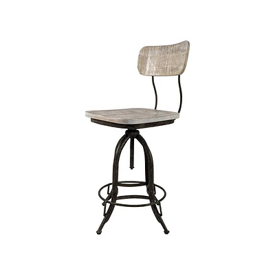 Carolina Living Mason Adjustable Counter Height Barstool : Swivel Kitchen Stool