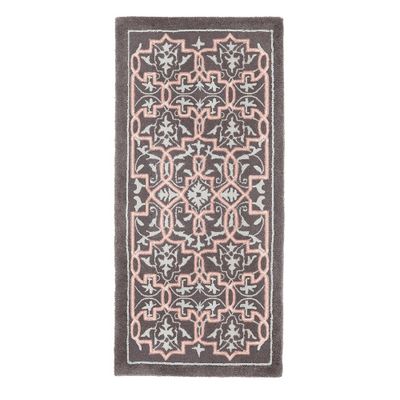 56 Long Minuteman International Tabriz Hearth Rug, Flame Retardant Wool