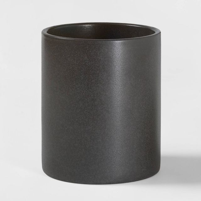 Stoneware Tilley Utensil Holder Black - Threshold