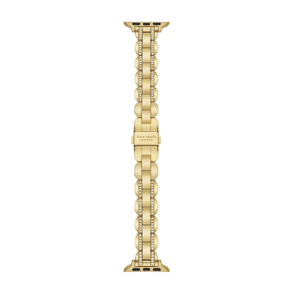 Kate Spade New York Apple Watch Gold Tone Pave Stainless Steel 38/40/41mm Bracelet  Band | Connecticut Post Mall