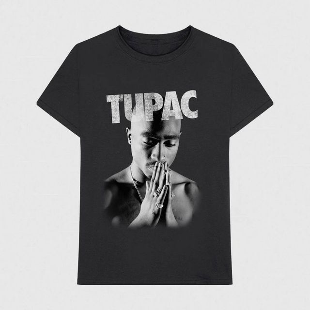 Mens Tupac Short Sleeve Graphic T-Shirt