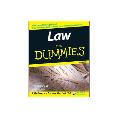 Law for Dummies - (For Dummies) 2nd Edition by John Ventura (Paperback)