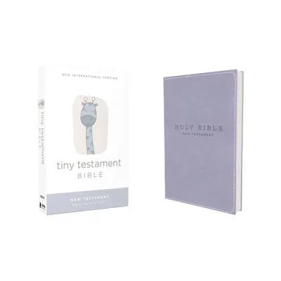 Niv, Tiny Testament Bible, New Testament, Leathersoft, Blue, Comfort Print - by Zondervan (Leather Bound)