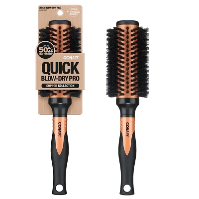 Conair Copper Pro Mixed Boar Bristle Round Hair Brush - Medium Barrel - All Hair