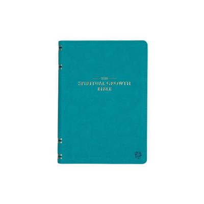 The Spiritual Growth Bible, Study Bible, NLT - New Living Translation Holy Bible, Faux Leather, Teal - (Leather Bound)